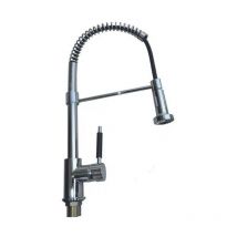 Miscelatore rubinetto lavello lavandino cucina con molla e doccetta estraibile