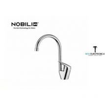 Nobili - Miscelatore rubinetto per lavello in acciaio serie italia made in italy