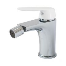 Miscelatore lavabo Cromo e Bianco con Leva monocomando mod. Dream