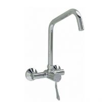 Miscelatore termostatico progressivo lavabo a parete con leva clinica idral 900.38-240 Cromo