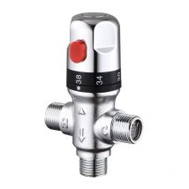 Miscelatore termostatico regolabile con valvole di non ritorno e filtri