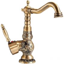 Bagnoclic - Miscelatore vintage da lavabo artistico