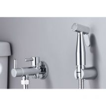 Imex Products - Asta doccia termostatica estensibile con soffione tondo extra piatto - Rubinetti bagno e doccia cromati