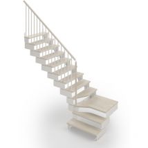 Misterstep - Composity - Escalier quart tournant - Largeur 74 cm - 12 Marches