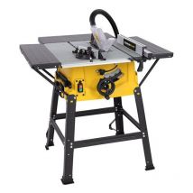 Varo - banco sega circolare banchetto da lavoro 2000W 2 lame 250mm mistral