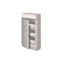 ABB - Mistral65H Coffret Etanche 3 Rangées de 12 modules Porte Opaque RAL7035 gwt 750°c 1SLM006500A2116 H65P12X310750