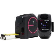 Misuratore laser 40 m + nastro 5 m – DUALMETER UNIKS – Precisione 2 mm, Display retroilluminato, Batteria ricaricabile