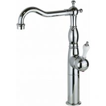 Nice Rubinetterie - Mitigeur à bec haut de style rétro de couleur chrome Nice Funny 600017PCB Chromé