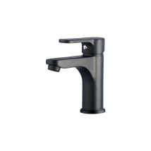Dianhydro - Mitigeur monocommande de lavabo se'rie Paco avec cartouche 35 mm en laiton noir mat fourni sans bonde de robinet d'e'vier