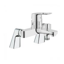 Grohe - Mitigeur baignoire mécanique Bauloop avec colonnettes