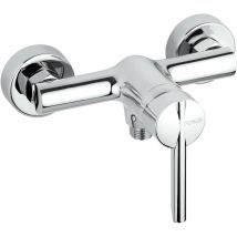 Piralla Rubinetteria - Mitigeur de douche mural avec raccord 1/2'G Piralla Serena 0SE00028A16 Chromé