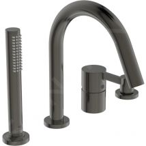 Standard Joy - Mitigeur au bord de baignoire, installation 4 trous, Magnetic Grey BC789A5 - Ideal