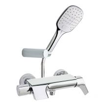 Ramon Soler - Mitigeur bain-douche avec ensemble de douche urban chic, Chromé - 210501K3