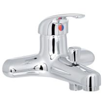 Mitigeur de baignoire – entraxe fixe 110 mm – Finition métal, Entraxe, Matières