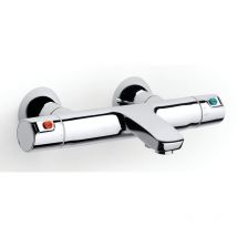 Mitigeur bain-douche thermostatique T-500 mural Roca A5A1E18C0F