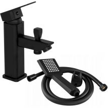 Mitigeur Bain Lima + Set De Douche Noir