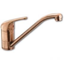 Kramer - Grifo mezclador de cocina con caño giratorio de cobre antiguo