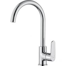 Kuchinox - Mitigeur cuisine dima avec bec en u Dimensions de la cartouche : 35 mm Finition : chromé