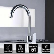 Imex Products - Robinet Mitigeur de Cuisine anti-calcaire avec Douche anti-calcairette Chrome imex belgica GCZ044