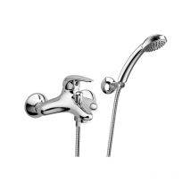 Paffoni - Duemila série DU023CR mélangeur externe de baignoire avec douchette Chromé - Laiton