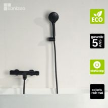 Imex Products - Mitigeur de Baignoire et Douche Thermostatique Économie d'Eau Noir Mat imex eco-kent BTK017-4ECO/NG