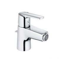 Heinrichschulte - Mitigeur de bidet Alpha 300, avec garniture d'écoulement, chromé
