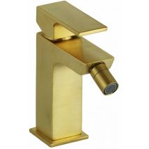 Gattoni Rubinetteria - Mitigeur de bidet modèle carré or brossé Gattoni square 2564/25SG Or brossé