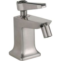 Mamoli - Mitigeur de bidet monotrou couleur acier brossé avec vidage clic-clac 1938 51380000065F acier inoxydable brossé