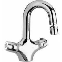 Paini France - Mitigeur de bidet thermostatique avec vidage 1'1/4 Paini 2T 2TCR251TH Chromé - Vidage automatique 1'1/4