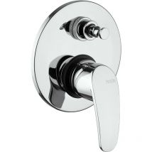 Mitigeur de douche 2 voies à encastrer avec inverseur Piralla Ofelia 0FE00400A22 Chromé