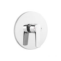 Heinrich Schulte - Mitigeur de douche encastré Heinrichschulte Alpha 300, rosace ø 178 mm, chromé