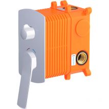 Mezclador mecánico empotrado para ducha NAZKA by Eurosanit Cromo