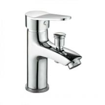 Mitigeur de douche Robinet de douche robinet monotrou à double usage chaud et froid Alliage