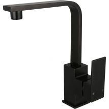 Paini France - Mitigeur de lavabo bec haut plaza pvd noir mat