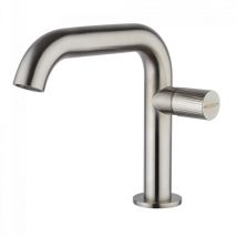 Mamoli - Mitigeur de lavabo couleur acier brossé Tuttodunpezzo 47100000005A acier inoxydable brossé