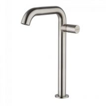 Mamoli - Mitigeur de lavabo haut couleur acier brossé Tuttodunpezzo 47160000000A acier inoxydable brossé