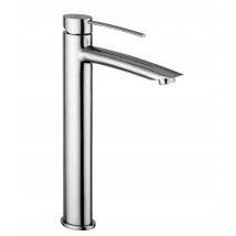 Paffoni - Mitigeur de lavabo en laiton avec bec haut berry BR081CR Chromé - Sans vidage
