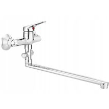Deante Robinet Mural Pour Lavabo - Long Bec - Design Élégant - Écologique Et Pratique