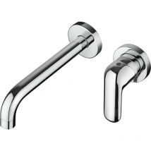 Piralla - Mitigeur lavabo mural avec bec 20 cm Last 0LS00497A22 Chromé