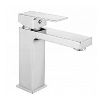 Granitan - mitigeur de lavabo robinet carré cube chrome