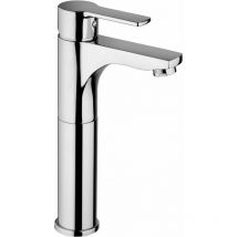 Mitigeur lavabo haut en laiton chromé Paffoni Red RED071CR120 Chromé - Sans vidage