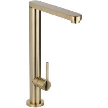 Pollini Acqua Design - Mitigeur d'évier de cuisine moderne de couleur pvd or brossé avec bec réglable Pollini AG0020C pvd Or Brossé