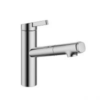 Mitigeur d'évier KWC Fit A205 avec douchette extractible saillie 203 mm, chromé