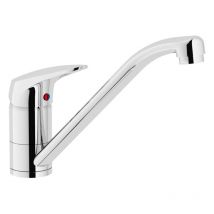 Nobili - Mélangeur monocommande pour évier 155x225 mm en laiton chromé Hera