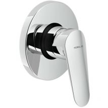 Mitigeur de douche encastré 106 mm en laiton chromé Nobili Blues