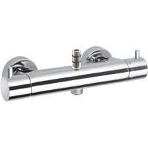 Paini France Robinetterie - Mitigeur douche double sortie à emboîter Cox Chrome