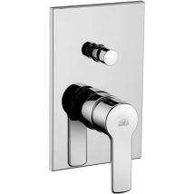 Paffoni - Mitigeur douche encastrable avec déviateur Red RED015CR Chromé - 2 sorties