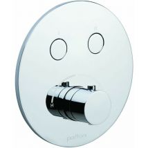 Paffoni - Mitigeur douche à encastrer 2 fonctions et plaque Ø180 mm Compact Box CPM018CR Chromé