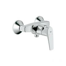 Mitigeur douche Grohe Bauflow chromé, sécurisé contre le reflux d'eau