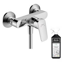 Mitigeur douche mécanique Hansgrohe Logis chromé + nettoyant Briochin